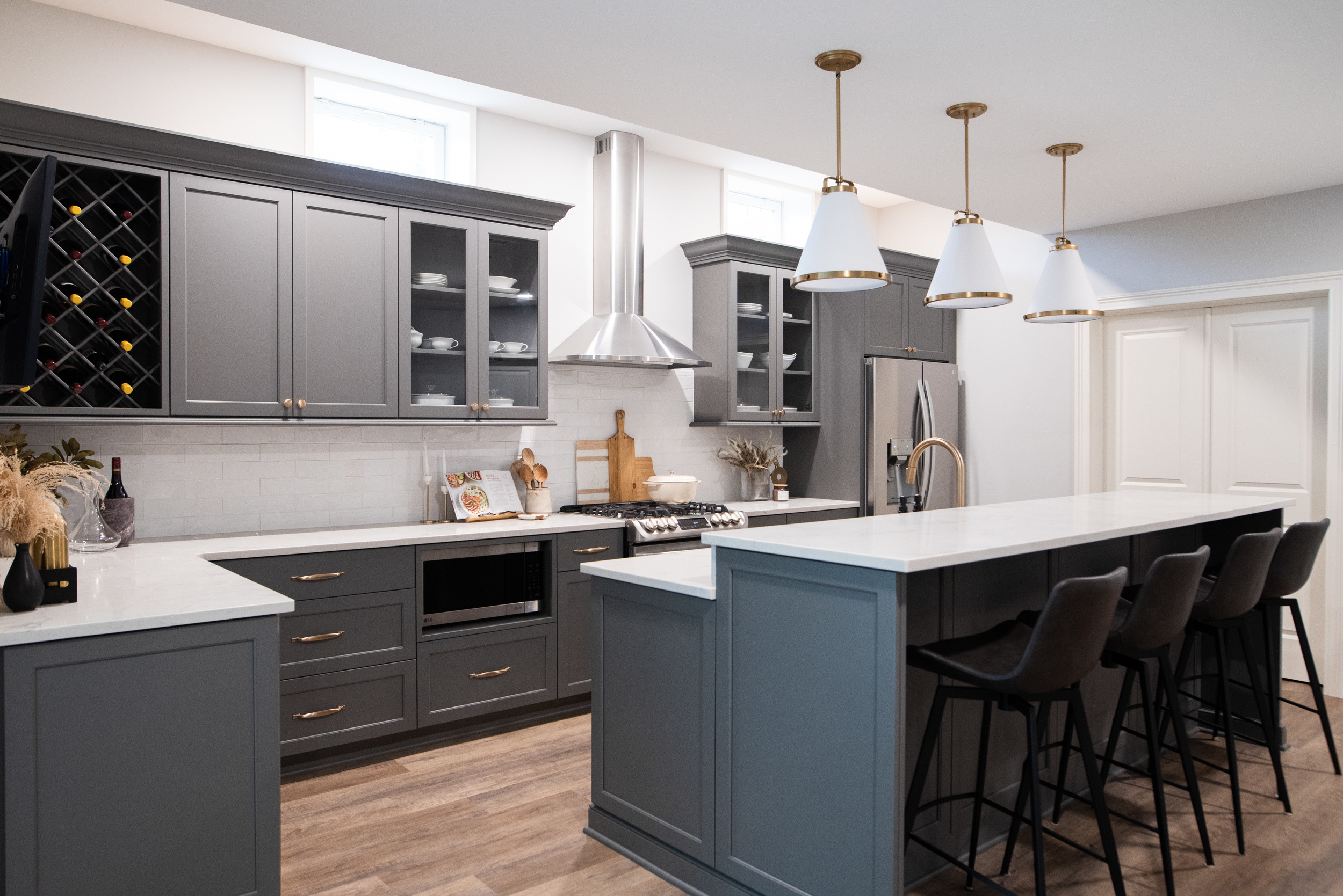 Brookside Trail Basement | Payne & Tompkins Design - Renovation