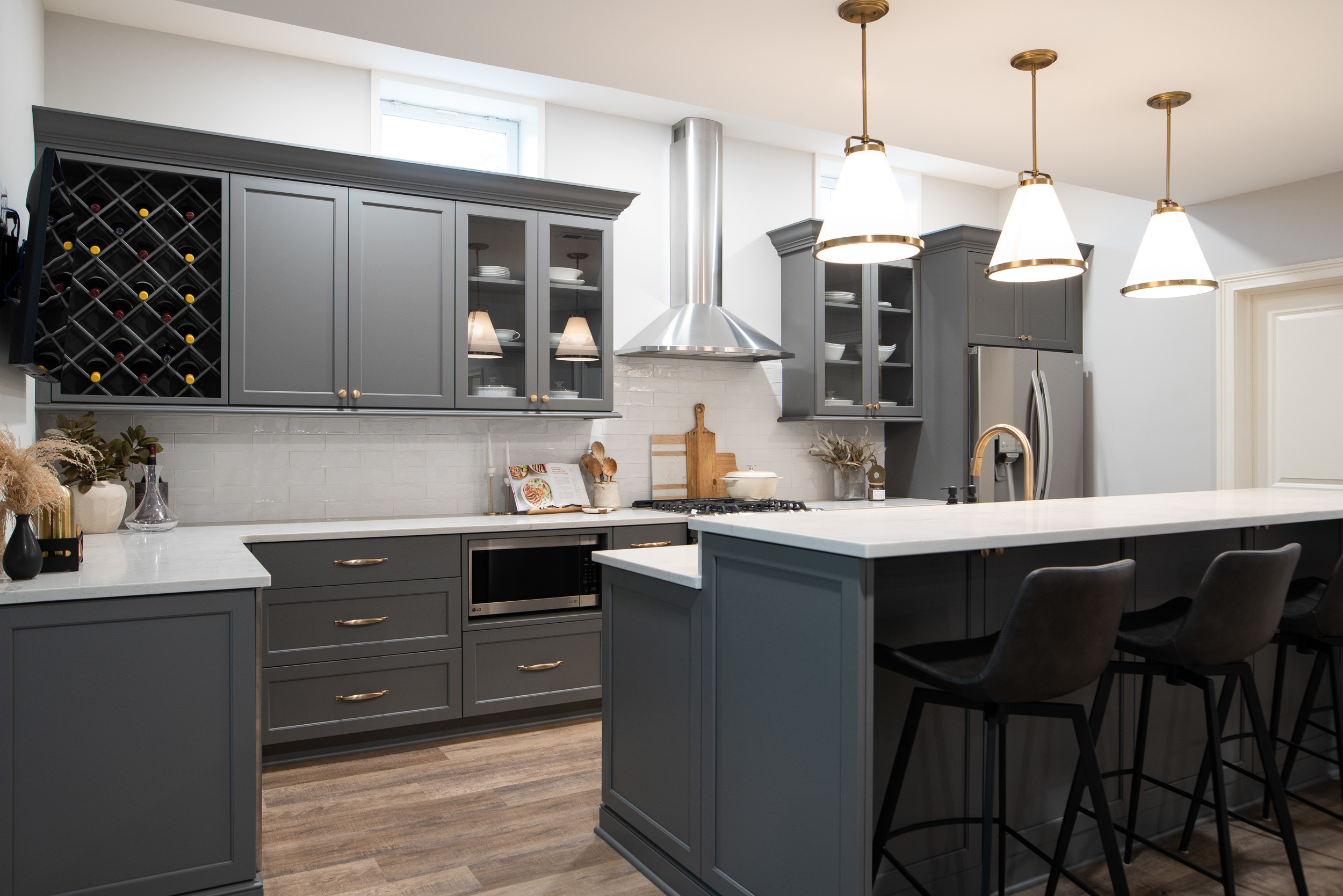 Brookside Trail Basement | Payne & Tompkins Design - Renovation