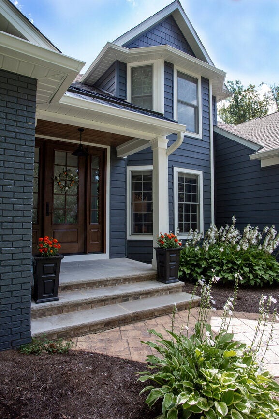 Updated Transitional Exterior Renovation
