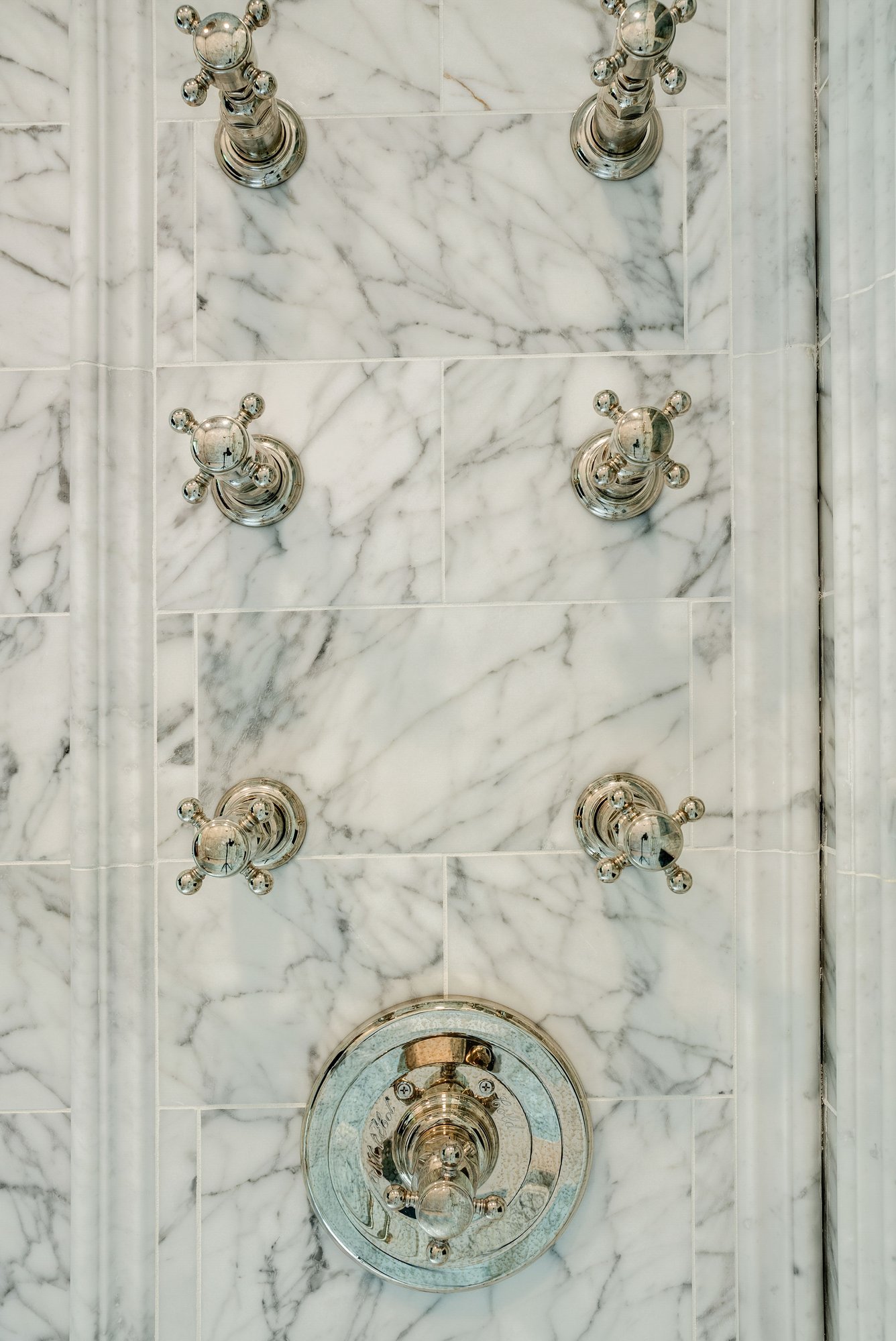 Classic All-Marble Bathroom