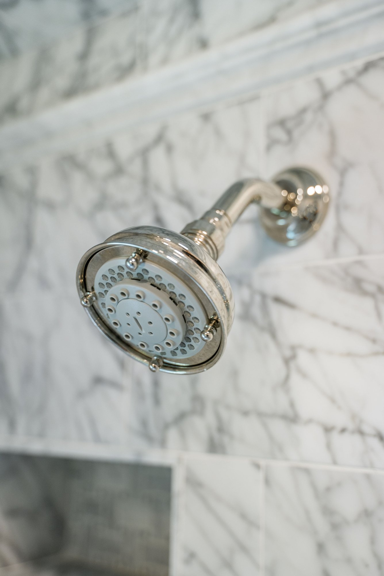 Classic All-Marble Bathroom
