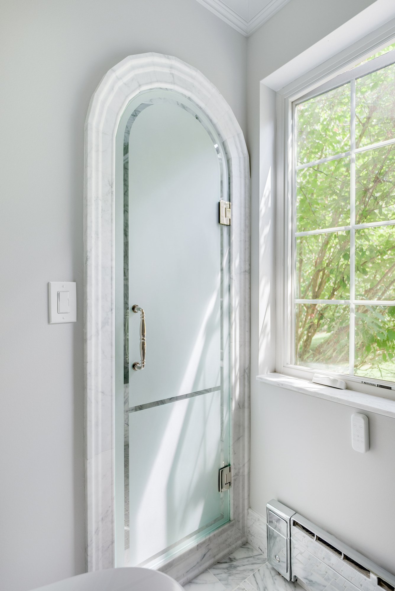 Classic All-Marble Bathroom