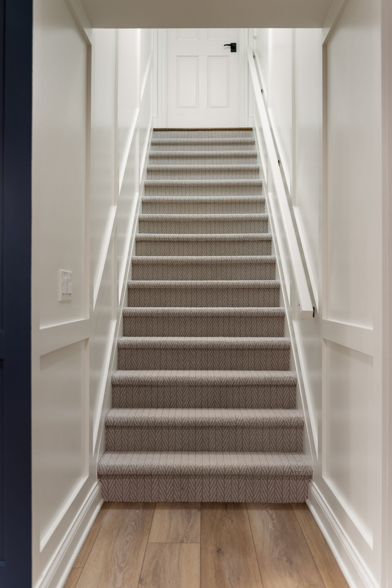 Luxury lower level stairs