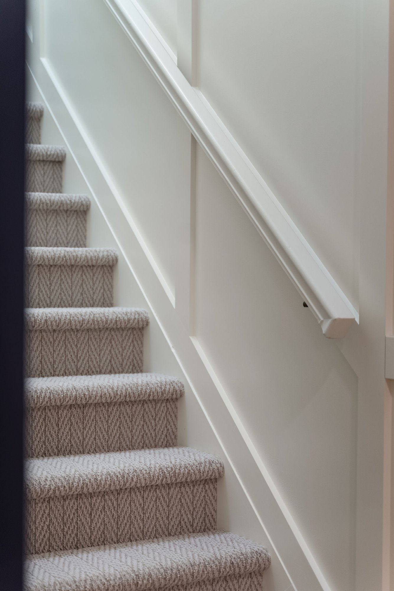 Luxury lower level stairs