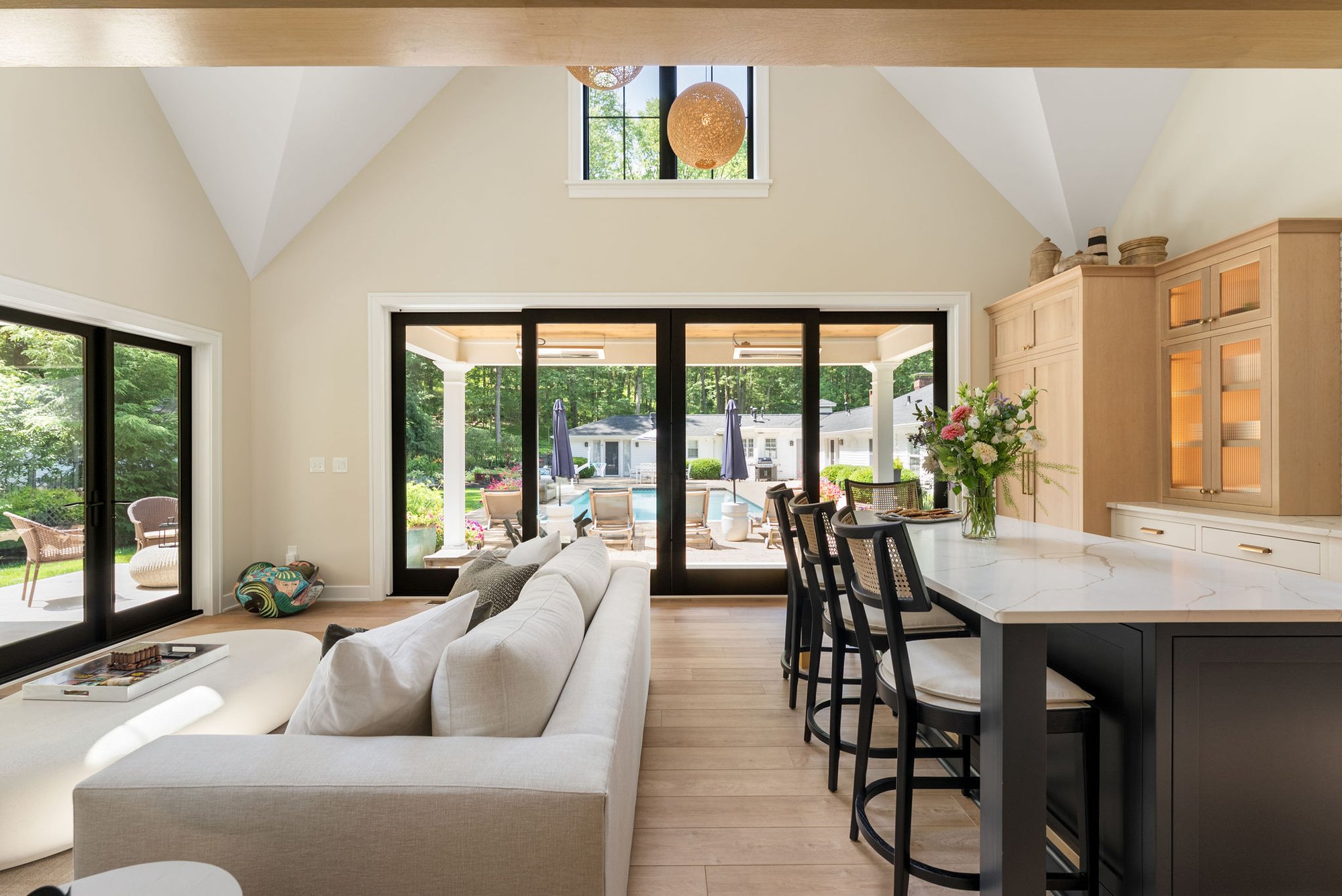 Chagrin River Road Pool House