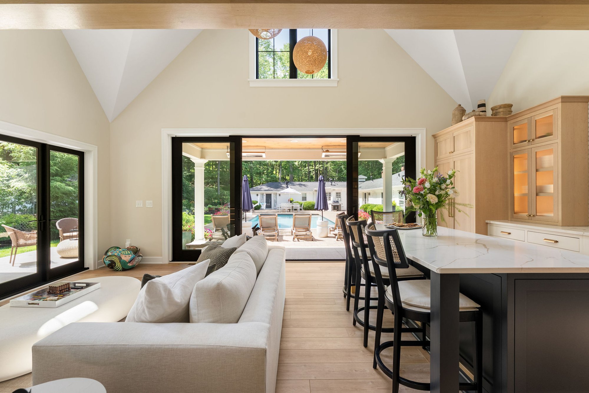 Chagrin River Road Pool House