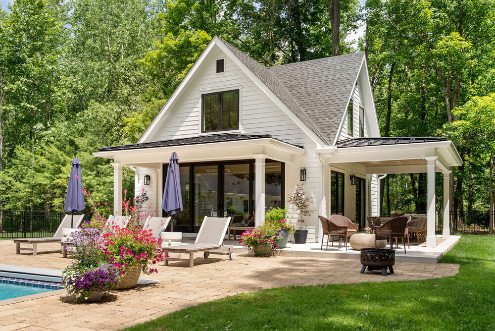 Chagrin River Road Pool House