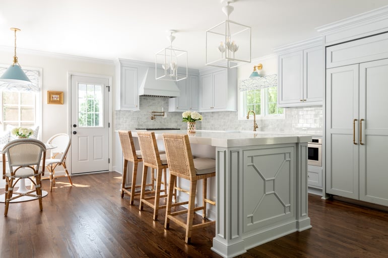 grandmillennial kitchen in pepper pike renovation