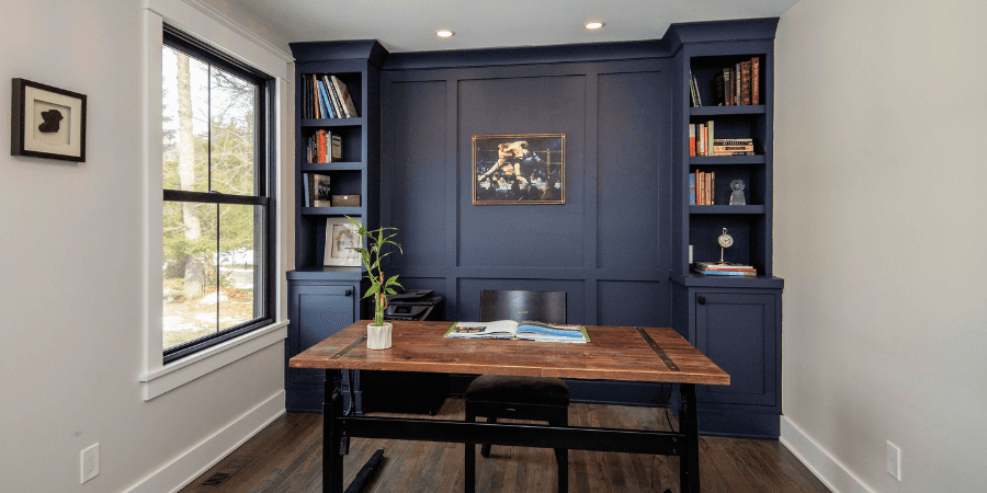 Office Remodel Adding Value to Home Cleveland
