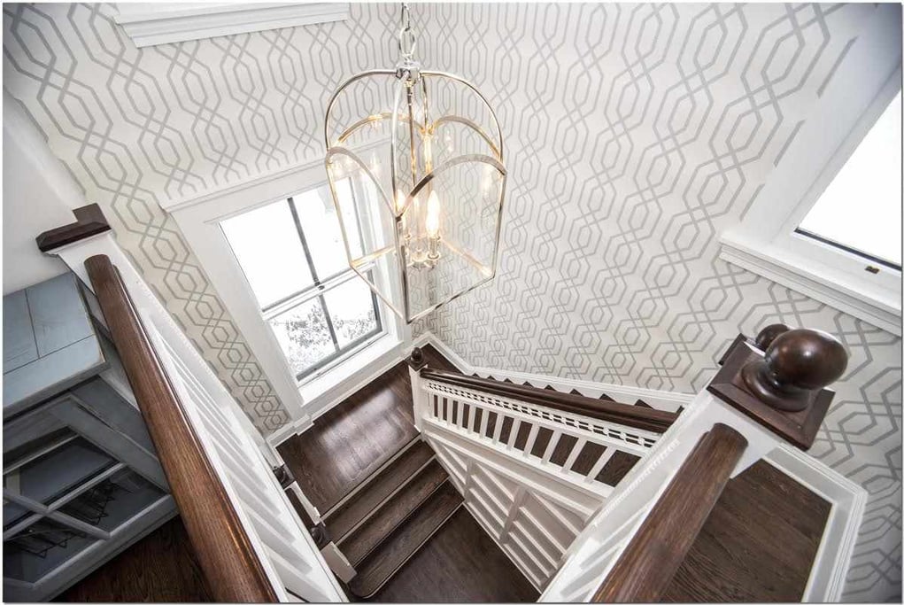 Payne & Tompkins - Ohio Design-Build Firm - What is Design Build Remodeling - Top view of staircase 