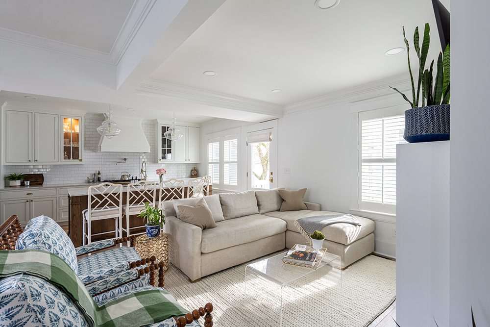 Living Room in an ADU in Cleveland