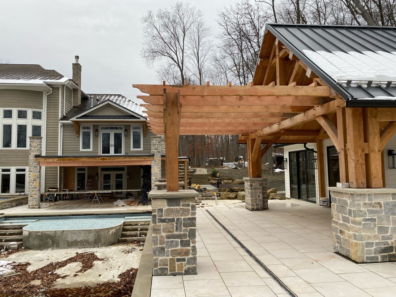 Pool House View 1