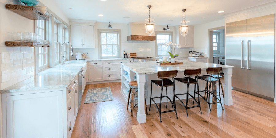 Seating at Kitchen Island Ohio Remodel