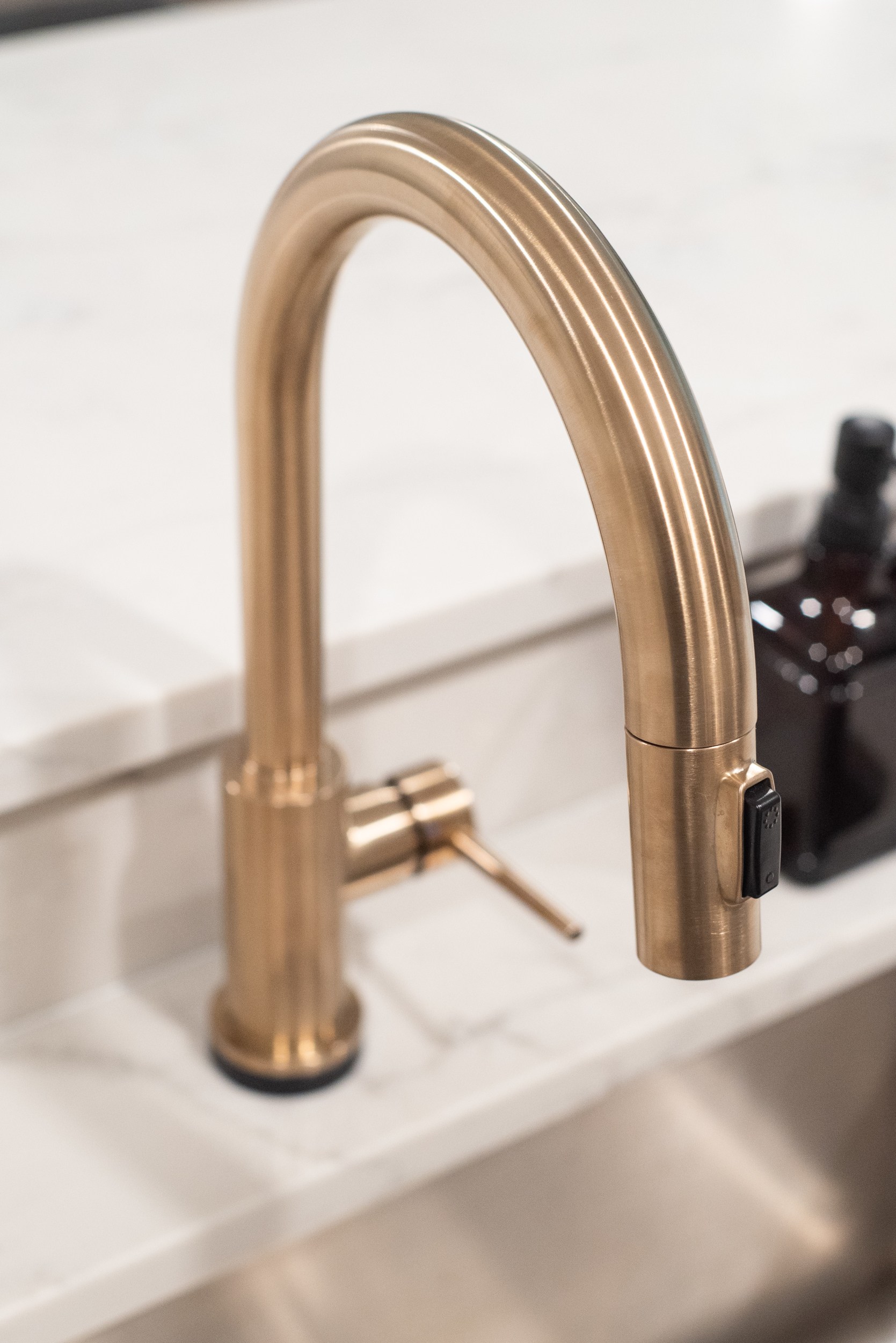 copper finished faucet