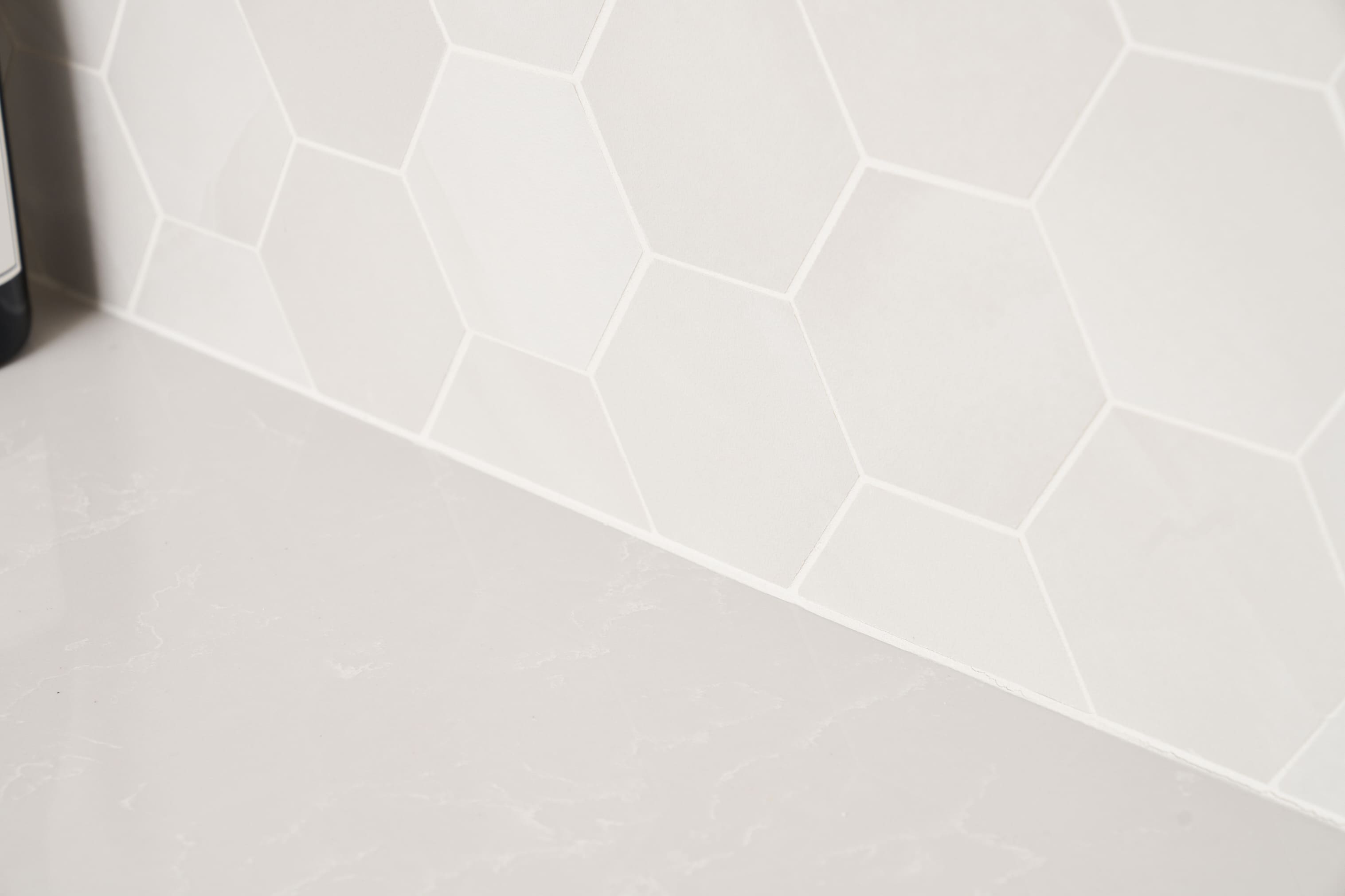 bar back splash details hexagon tiles ohio remodel