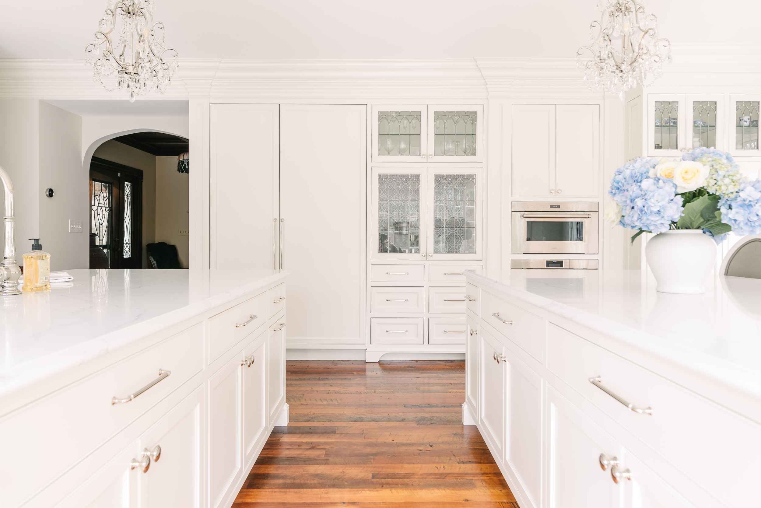 White Victorian kitchen Renovation Ohio