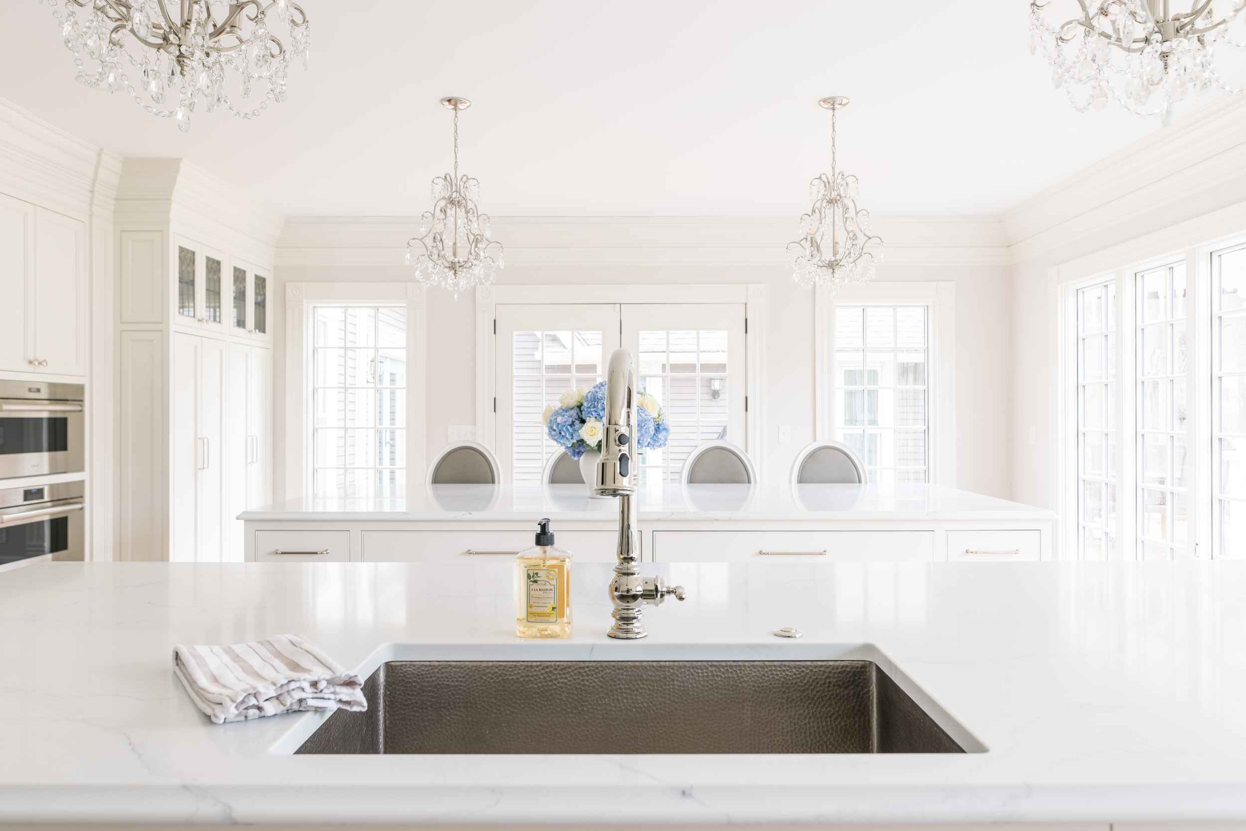 Kitchen island sink renovation cleveland