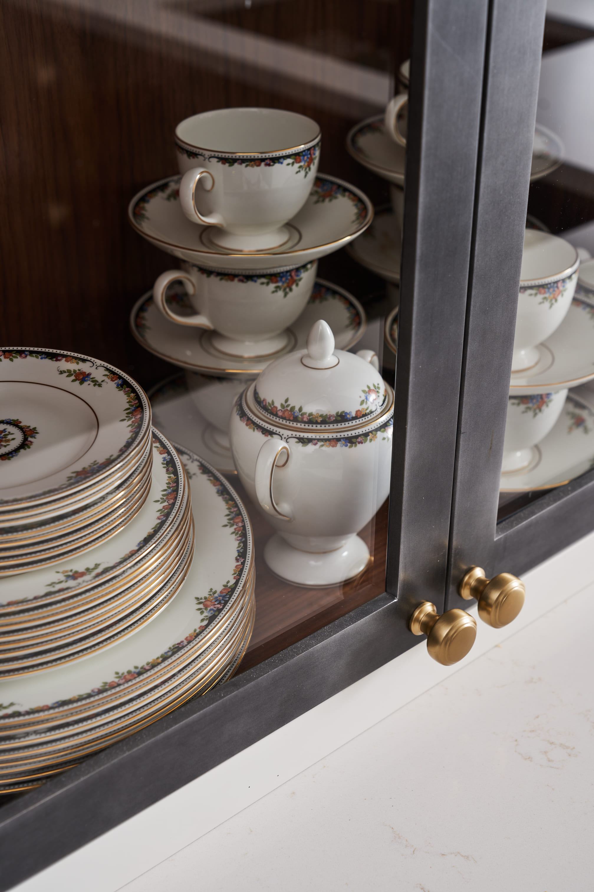 china cabinet in ohio remodeled home