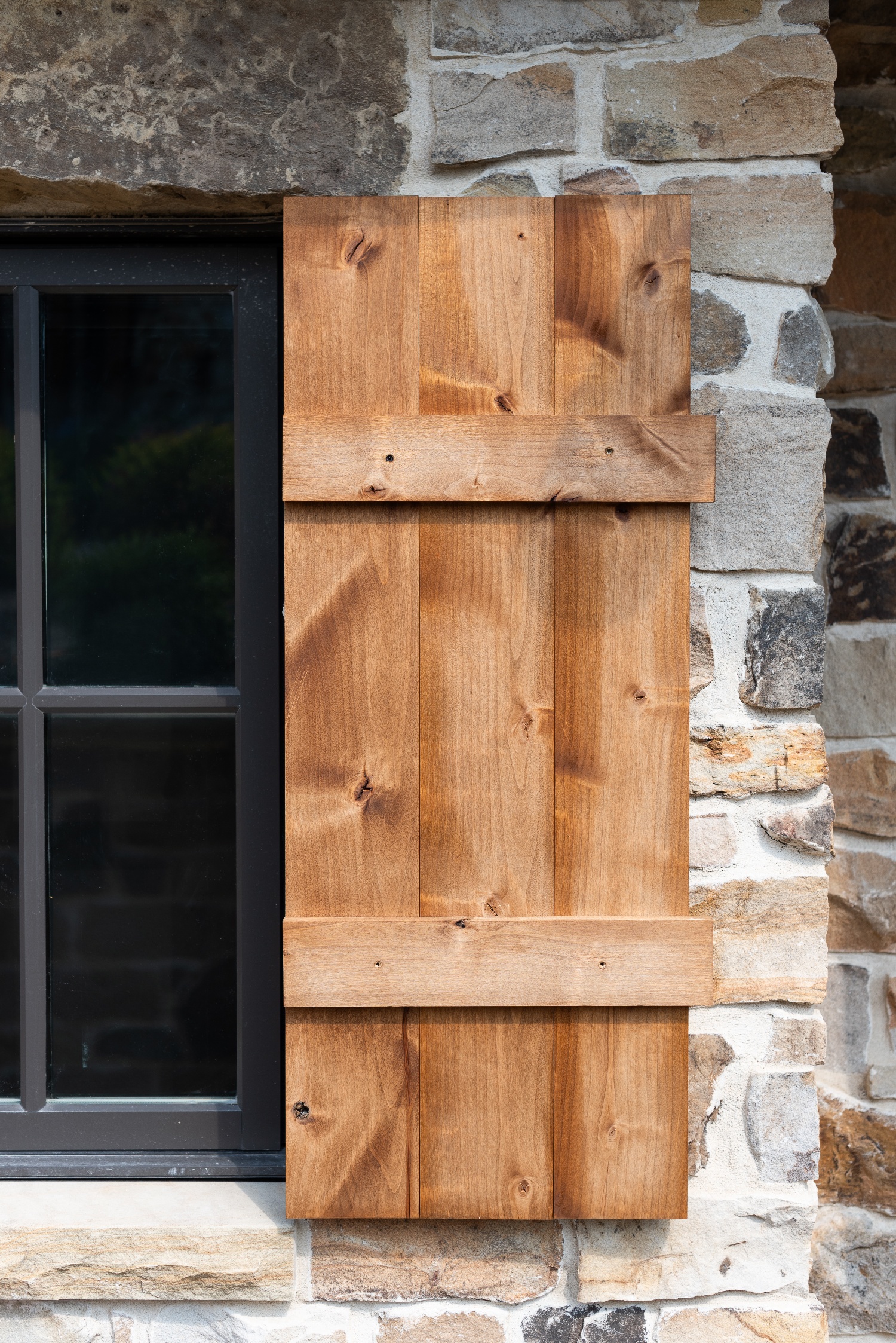 wooden shutters