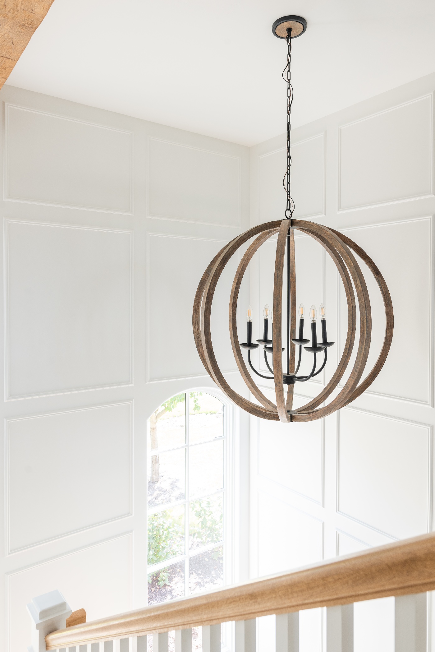 circular chandelier