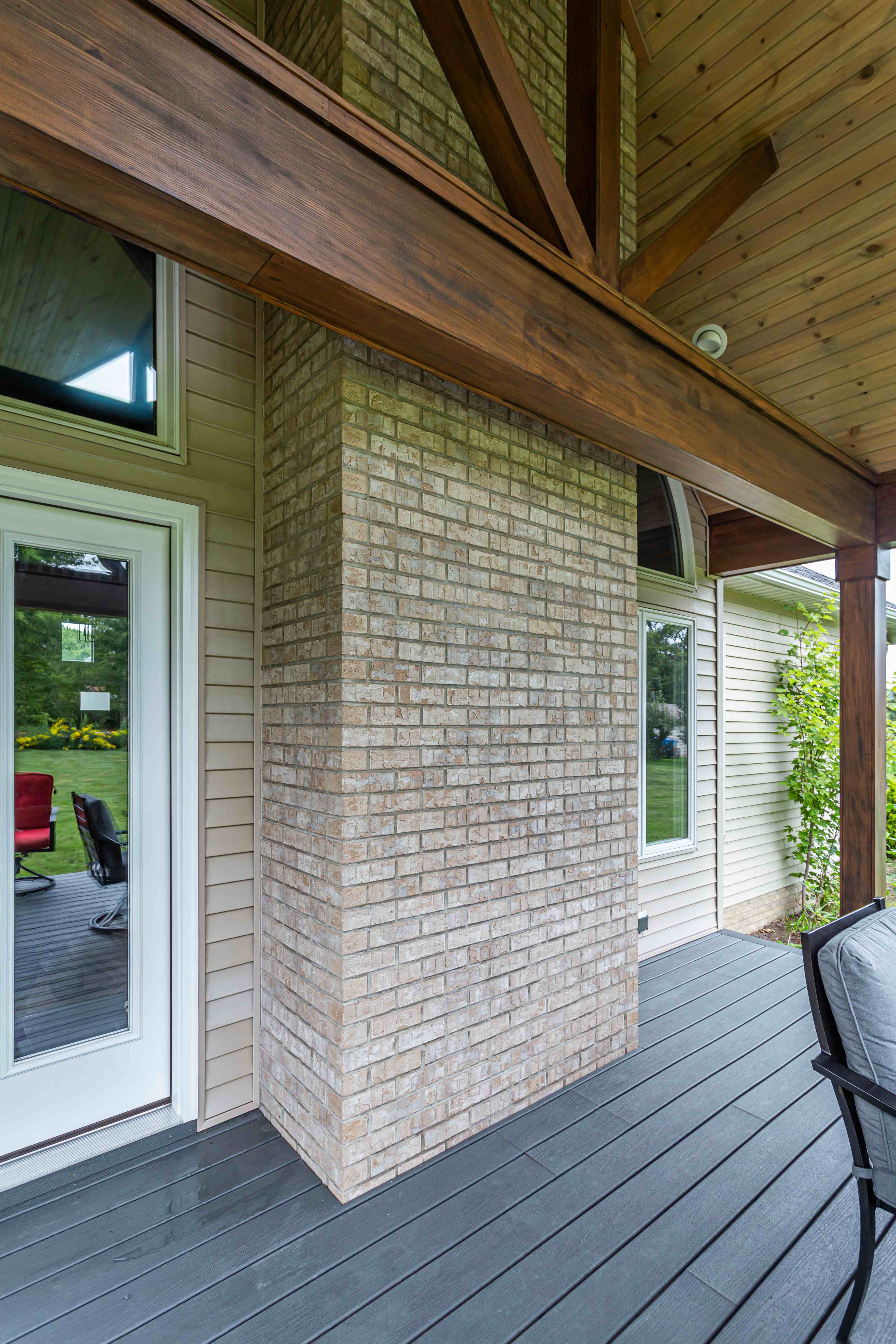 porch addition in Ohio 