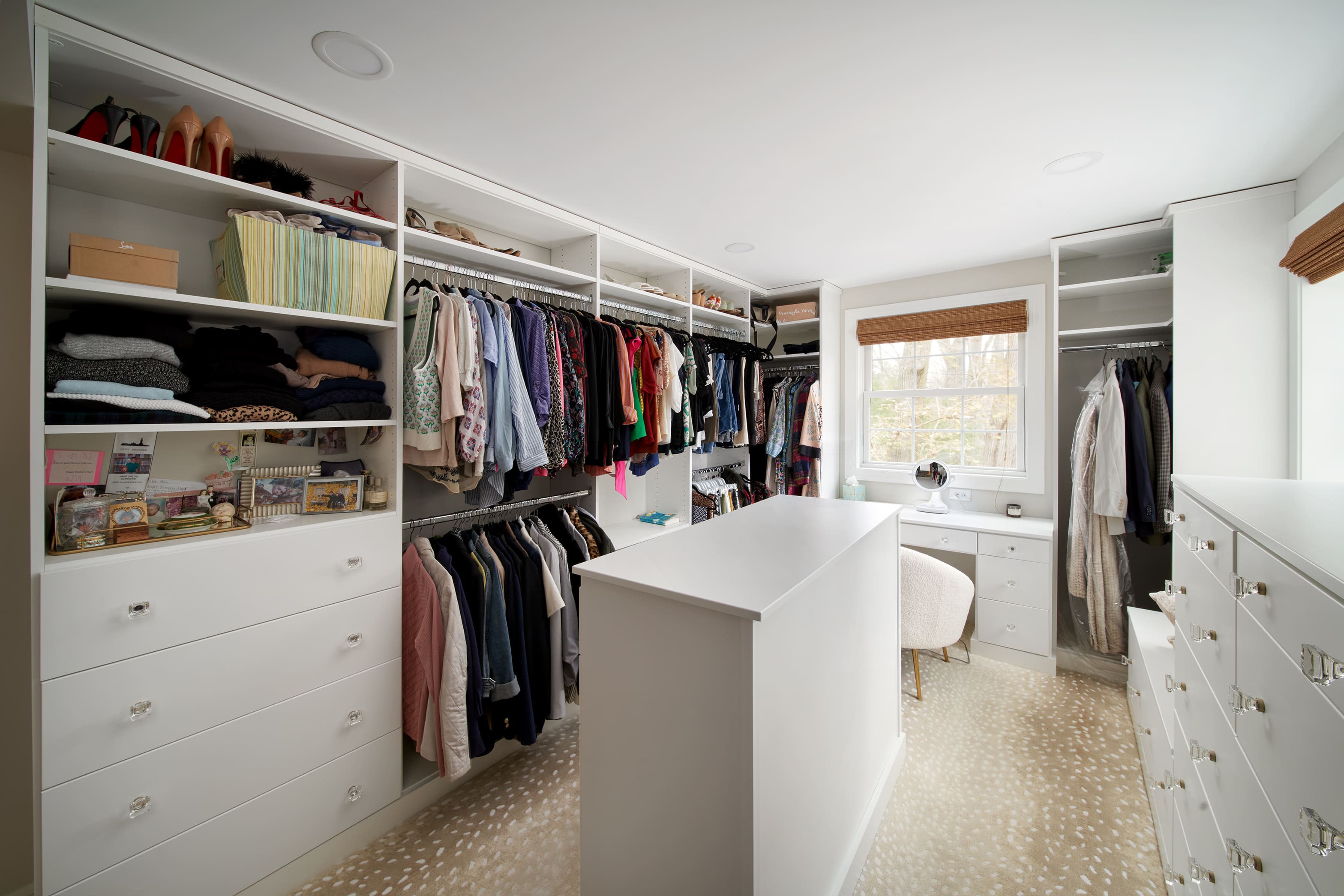 Master closet Pepper Pike renovation