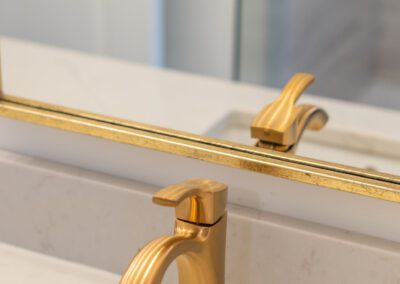 gold faucet master bathroom