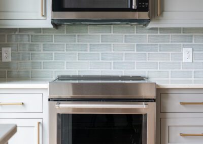 subway tile backsplash remodeled in law suite