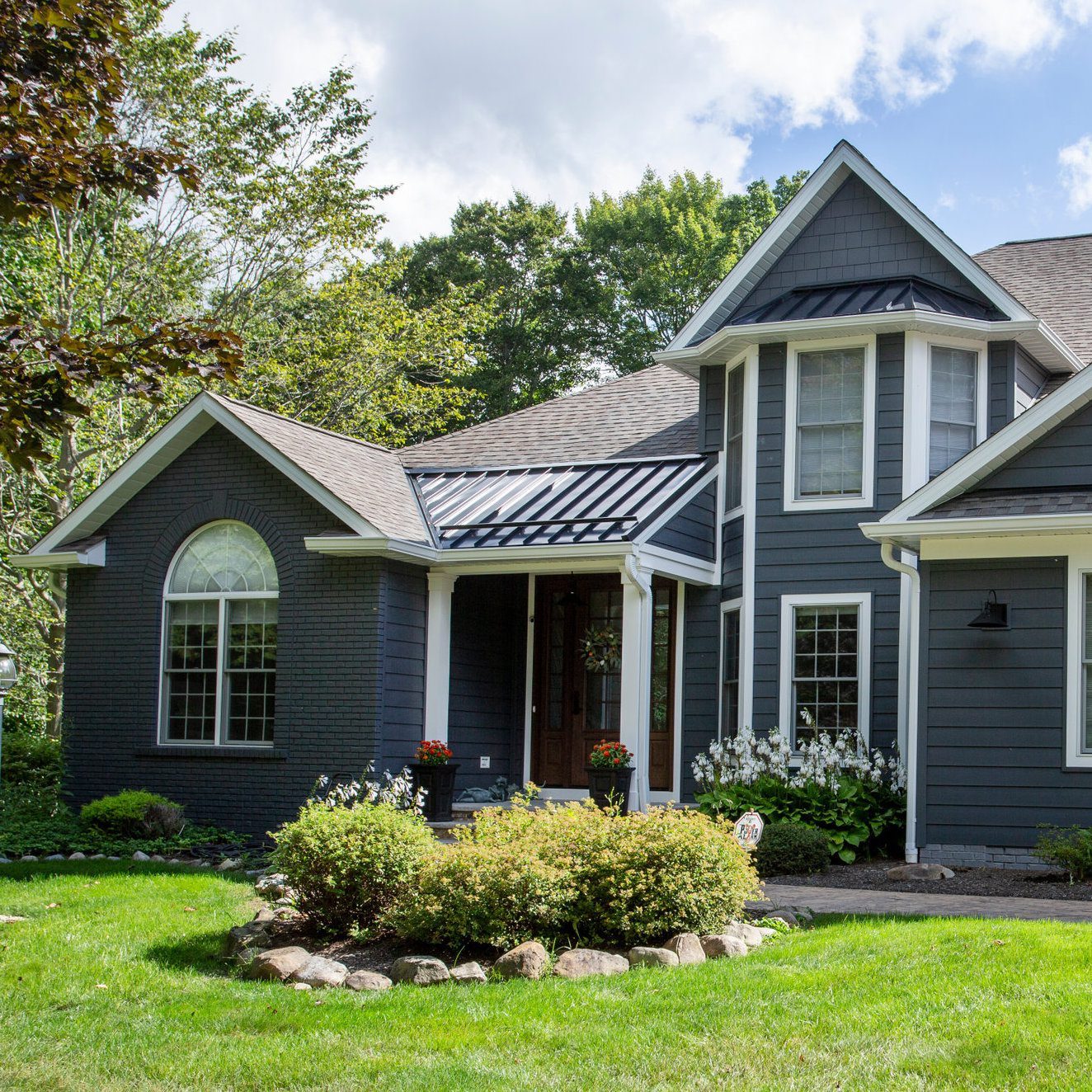Updated Transitional Exterior Renovation