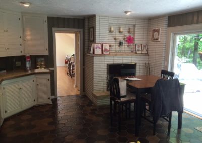 dated kitchen before modern remodel