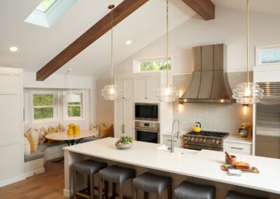 Breakfast Nook in Remodeled Ohio Kitchen