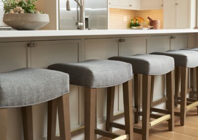 Kitchen Island Renovation with Stools