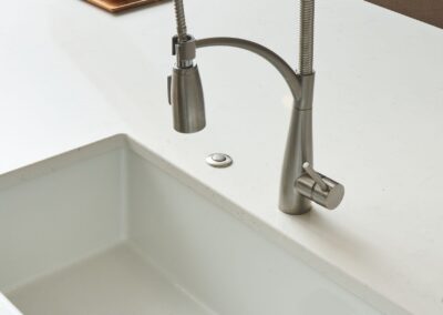 Kitchen Sink Faucet in Island of Renovated Ohio Home