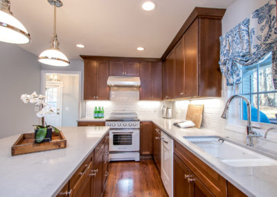 transitional retro kitchen remodel