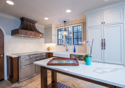 modern traditional tudor kitchen remodel