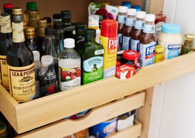 Built in Storage Solutions in Renovated Ohio Kitchen