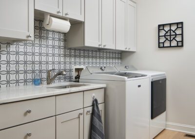 Laundry Room Renovation with Sink