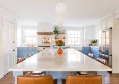 Bright Kitchen Renovation Large Island 