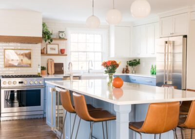 Pendant Lights Over Large Kitchen Island