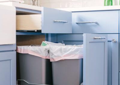 Hidden Cabinet Trash Kitchen Renovation 