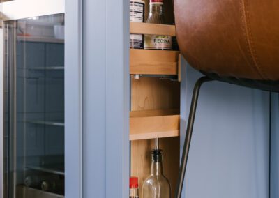 Undercounter Storage Blue Cabinets