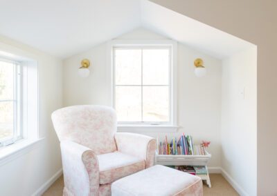 Light White Sitting Area Renovation