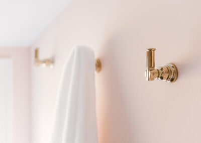 Gold Towel Hooks Bathroom Remodel