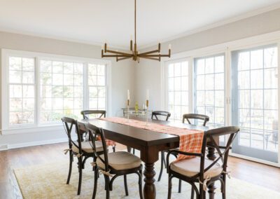 Dining Room Table Bright Room