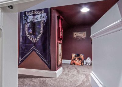 secret harry potter room in basement remodel