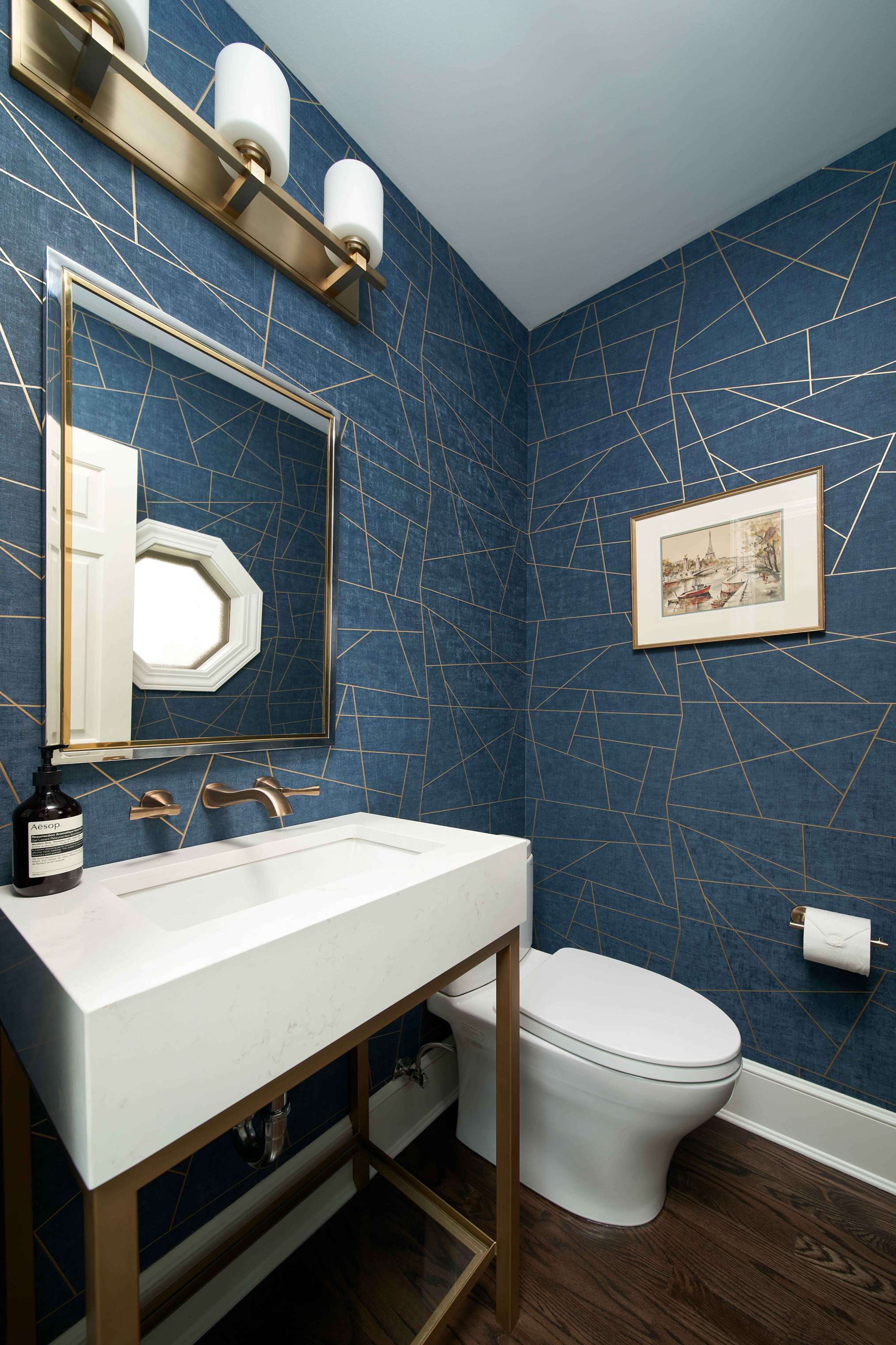 Powder room renovation