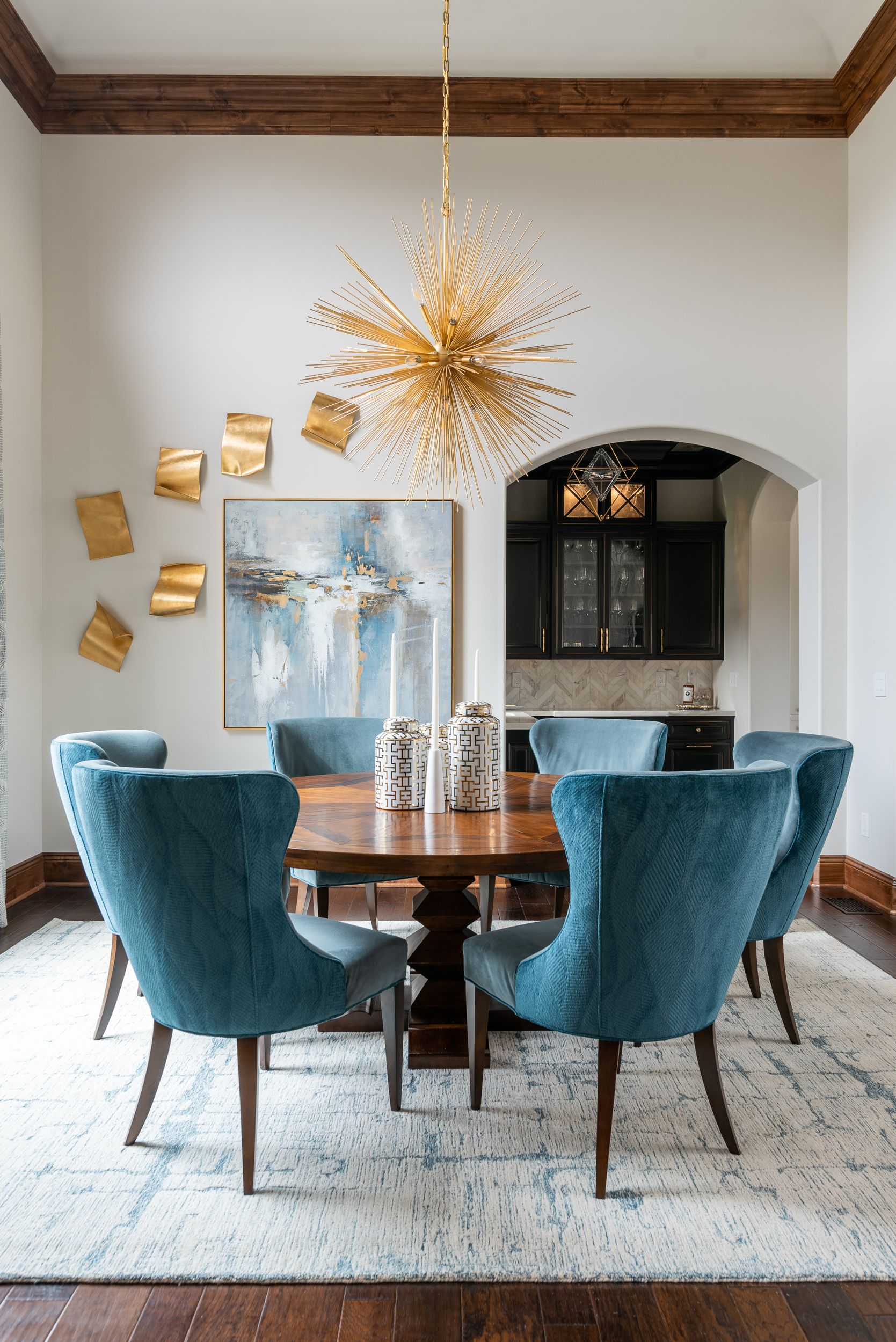 Rustic Transitional dining room