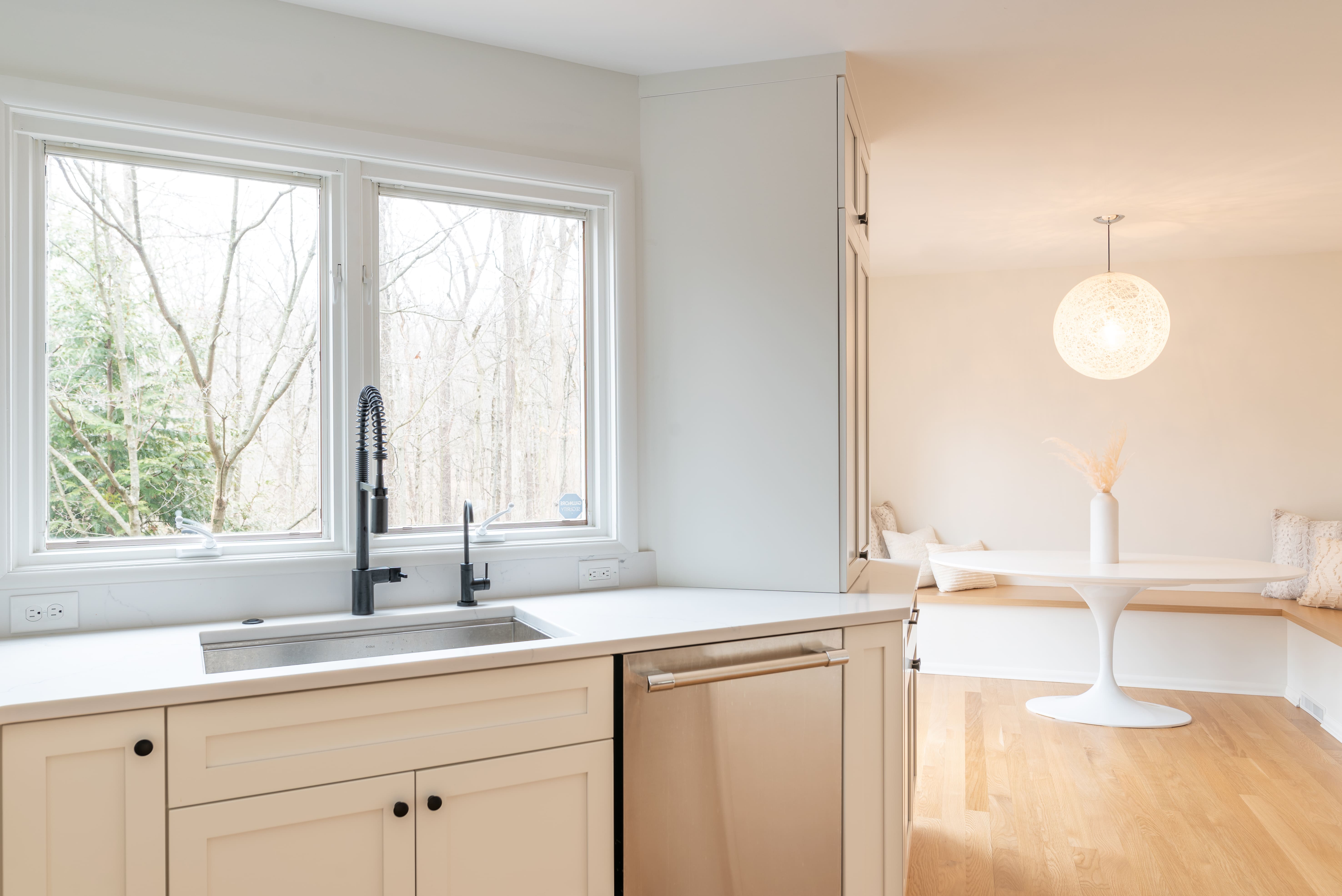 neutral renovated kitchen design