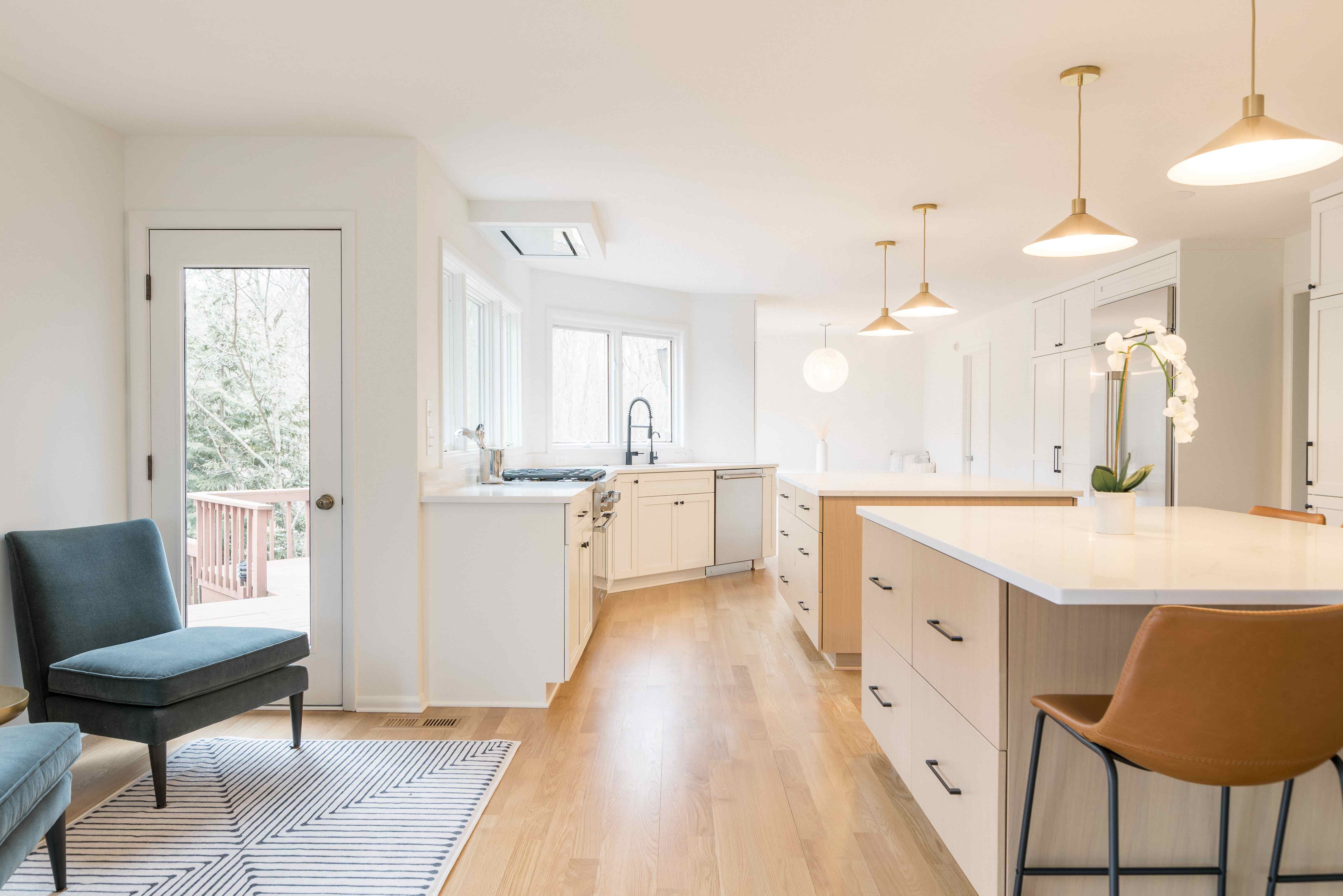 mid mod kitchen renovation 