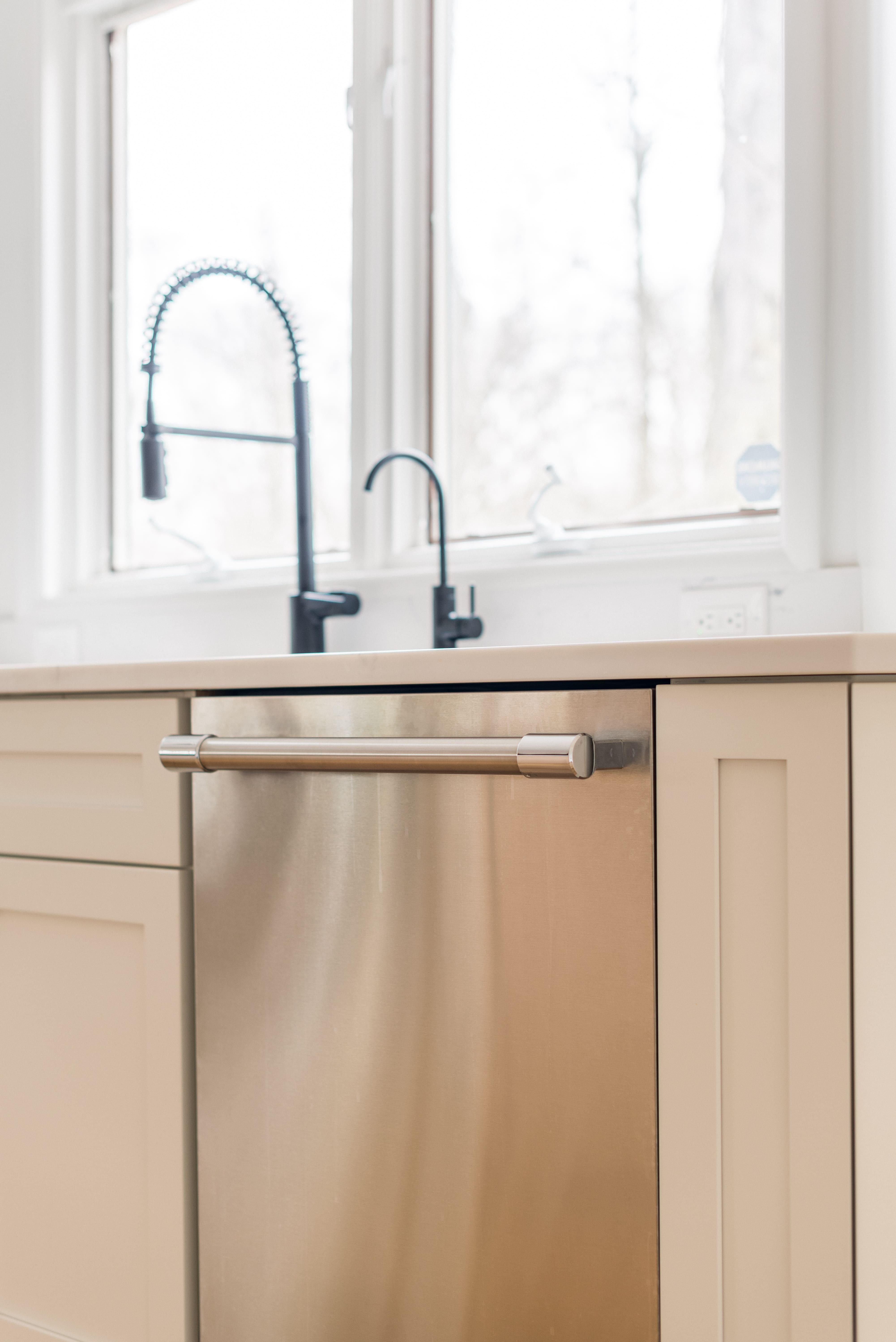 Stainless Steel Dishwasher Kitchen Renovation